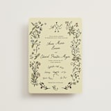 "Love Rests in a Garden" - Wedding Invitations in Oat by Helena Vitto - Front