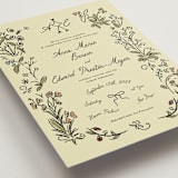 "Love Rests in a Garden" - Wedding Invitations in Oat by Helena Vitto - Detail