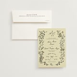 "Love Rests in a Garden" - Wedding Invitations in Oat by Helena Vitto - Invitation with Envelope