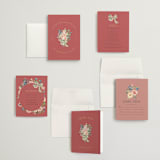 "Ruban en Fleur" - Wedding Invitations in Rose by Itsy Belle Studio - Invitation Suite