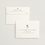 "Coastal Drift" - Wedding Invitations in Caribbean Citrus by Pixel and Hank - FREE Recipient Addressing