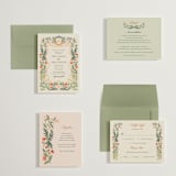 "Garden Heirloom" - Wedding Invitations in Garden by Elly - Invitation Suite
