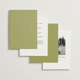 "rory" - Wedding Invitations in Olive by Ellen Schlegelmilch - Back of Card Options