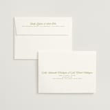 "rory" - Wedding Invitations in Olive by Ellen Schlegelmilch - FREE Recipient Addressing