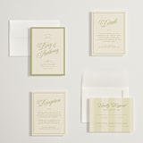 "rory" - Wedding Invitations in Olive by Ellen Schlegelmilch - Invitation Suite