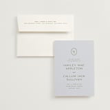 "callum" - Wedding Invitations in Lavender by Ellen Schlegelmilch - Invitation with Envelope