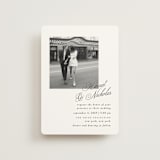 "Written with love" - Wedding Invitations in Noir Slate by Ana de Sousa - Front