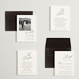 "Written with love" - Wedding Invitations in Noir Slate by Ana de Sousa - Invitation Suite
