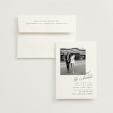 "Written with love" - Wedding Invitations in Noir Slate by Ana de Sousa - Invitation with Envelope