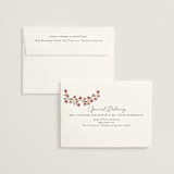 "Japanese Textile" - Wedding Invitations in Rose by Jennifer Holbrook - FREE Recipient Addressing