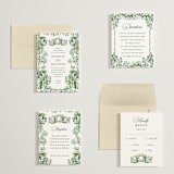 "gates and pillars" - Wedding Invitations in Sap by Becky Nimoy - Invitation Suite