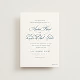 "Hilton" - Wedding Invitations in Ocean by Kelly Schmidt - Front