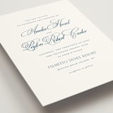 "Hilton" - Wedding Invitations in Ocean by Kelly Schmidt - Detail