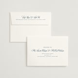 "Hilton" - Wedding Invitations in Ocean by Kelly Schmidt - FREE Recipient Addressing