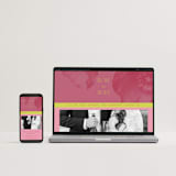 "Maximalist Poppies" - Wedding Invitations in Flamingo by Morgan Kendall - FREE Wedding Website