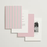 "Nola" - Wedding Invitations in Peony by Megan Davis - Back of Card Options