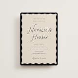 "Lovers" - Wedding Invitations in Shadow by Pixel and Hank - Front