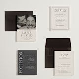 "Close-up" - Wedding Invitations in Sandstone by Nicole Walsh - Invitation Suite