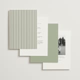 "Scripted Initials" - Wedding Invitations in Spring by Kelly Schmidt - Back of Card Options