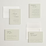 "Scripted Initials" - Wedding Invitations in Spring by Kelly Schmidt - Invitation Suite