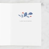 "To My Beautiful Wife" - Single Greeting Cards in Blush by Paper Raven Co. - Interior