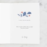 "To My Beautiful Wife" - Single Greeting Cards in Blush by Paper Raven Co. - Customizable Interior Example