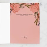 "fresh bouquet" - Single Greeting Cards in Peach by Erin L. Wilson - Customizable Interior Example