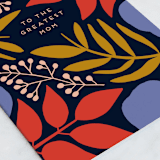 "Floral Frame" - Single Greeting Cards in Colorful by Genna Blackburn - Close-Up