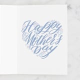 "Hydrangea Bouquet" - Single Greeting Cards in Hydrange by Shannon Chen of Four Wet Feet Studio - Interior