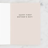 "Cooler Than Ever" - Single Greeting Cards in Blush by Kimberly Morgan - Interior