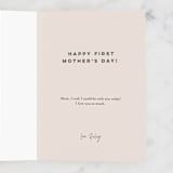 "Cooler Than Ever" - Single Greeting Cards in Blush by Kimberly Morgan - Customizable Interior Example