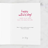 "Mom goals" - Single Greeting Cards in Tulip by Jessica Corliss - Customizable Interior Example
