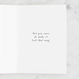 "Mommin' Ain't Easy" - Single Greeting Cards in Blush by Hannah Williams - Interior