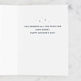 "All You Wish For" - Single Greeting Cards in Frost by Lisa Assenmacher - Interior