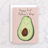 "Guac Your World" - Single Greeting Cards in Avocado by Chelsea And Marbles Paper - Front