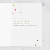 "You Deserve Confetti" - Single Greeting Cards in Carnation by Violet and Mae - Interior