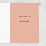 "Good Mom Bad Words" - Single Greeting Cards in Navy by Pixel and Hank - Interior