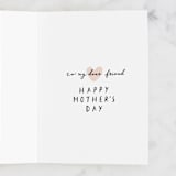 "Hands full, Heart fuller" - Single Greeting Cards in Blush by Cindy Chu - Interior
