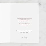 "Hard AF" - Single Greeting Cards in Buttercream by Loree Mayer - Customizable Interior Example