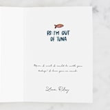 "Purrfect Cat Mom" - Single Greeting Cards in Ocean by Ashley Presutti Beasley - Customizable Interior Example