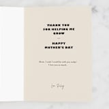 "Psychedelic Fleurs" - Single Greeting Cards in Daffodil by Annie Clark - Customizable Interior Example