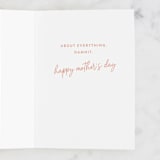 "You Were Right" - Single Greeting Cards in Rose by JoAnn Jinks - Interior