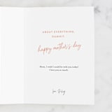 "You Were Right" - Single Greeting Cards in Rose by JoAnn Jinks - Customizable Interior Example