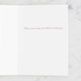 "Happy Mothers Day Peony" - Single Greeting Cards in Petal by Ilze Lucero - Interior