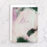 "Abstract" - Single Greeting Cards in Carnation by Heather Cairl - Front