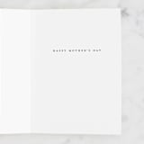 "Abstract" - Single Greeting Cards in Carnation by Heather Cairl - Interior