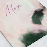 "Abstract" - Single Greeting Cards in Carnation by Heather Cairl - Close-Up