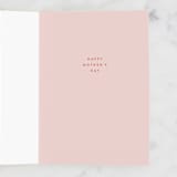 "To a mother like no other" - Single Greeting Cards in Rose by Alethea and Ruth - Interior
