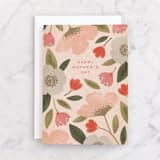 "Spring Day" - Single Greeting Cards in Rose by Michelle Taylor - Front