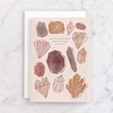 "Precious" - Single Greeting Cards in Earth by Creo Study - Front